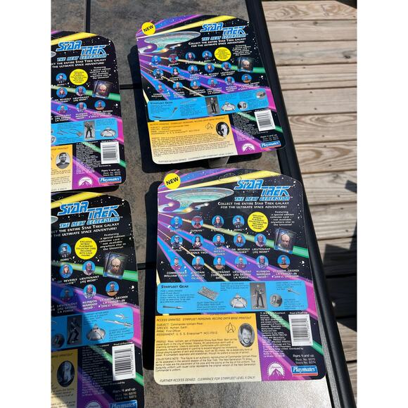 7 Star Trek Playmates 1993 Sky Box Collector Card Included New in Box - Picture 6 of 10